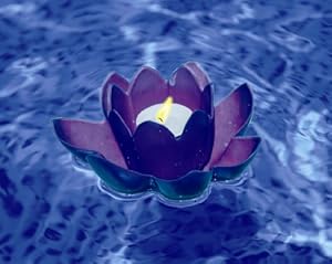 MagaMallGroup Swimline Floating Blossom Swimming Pool Light Single Candle - Assorted Colors