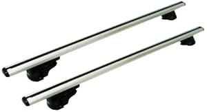 T-MOTORSPORTS TMS CROSSBAR-CH100 Aluminum Roof Rack Cross Bars Crossbars with Locking for Jeep Patriot Liberty Kia Sorento Sportage Sedona