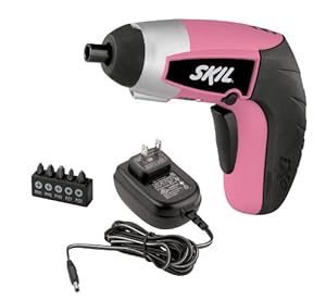 SKIL 2354-06 Compact 4V Max Lithium-Ion Driver with 5-Piece Bit Set, Pink at Sears.com
