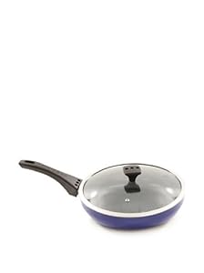 Art & Cuisine Diaz Ceramic 9.4 Inch Saute Pan with Lid Blue
