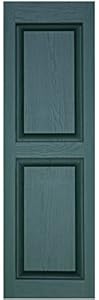Perfect Shutters IR561451331 14-1/2-Inch by 51-Inch Raised Panel Center Mullion Exterior Shutter, 1-Pair, Heritage Green at Sears.com