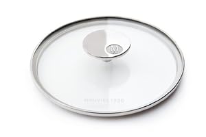 Mauviel M'360 5318.20 7.8-Inch Glass Lid with Cast Stainless Steel