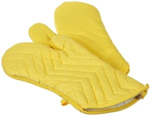 Kane Home Products, us home, KANLF Kane Home Products Lemon Yellow Quilted Oven Mitt, Set of 2 at Sears.com