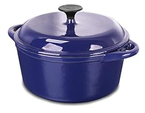 Range Kleen 5-Quart Blue Round Roaster