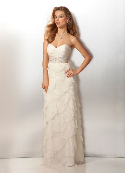 Clarisse Long Strapless Evening Dress at Sears.com