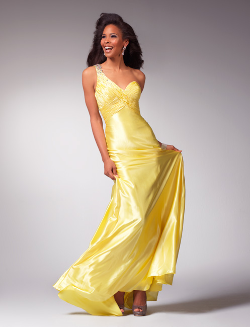 Clarisse Yellow Party or Prom Dress 1515 at Sears