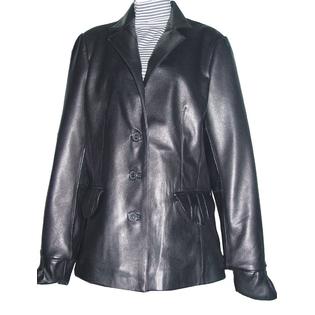 PACCILO FREE tailoring Women 4044 Lambskin Real Leather Blazer PACCILO FREE tailoring Women 4044 Lambskin Real Leather Blazer