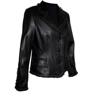 JOHNNYBLUE Plus Size & All 4015 Fashion Leather Blazer Jackets & Coats Womens Soft Genuine Lamb JOHNNYBLUE Plus Size & All 4015 Fashion Leather Blazer Jackets & Coats Womens Soft Genuine Lamb