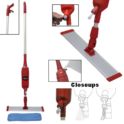 Pullman Holt 18in Spray Mop For Tile, Wood, Laminate Floors, Reusable Micro-Fiber Pad at Sears.com