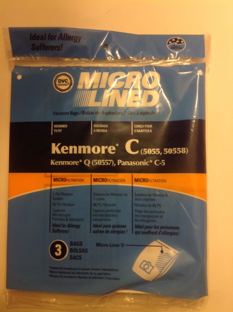 Envirocare DVC Generic For Kenmore Style C Progressive, Whispertone, Intuition Canister Bags, fits 5055, 50557, 50558, 3pk. at Sears.com