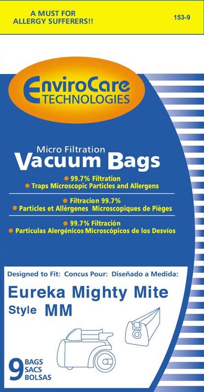 Eureka Vacuum Style MM 9-Pack Allergen Filtration Vacuum Cleaner Bags - Compare to Eureka Vacuum Part # 60295, 60296, 60297 + at Sears.com