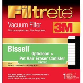3M  Filtrete Bissell Opticlean & Pet Hair Eraser Canister HEPA Vacuum Filter, 1 Pack at Sears.com