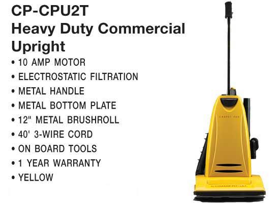 Carpet Pro CPU-2T Commercial Upright Vacuum Cleaner CPU2T With On-Board Attachments at Sears.com