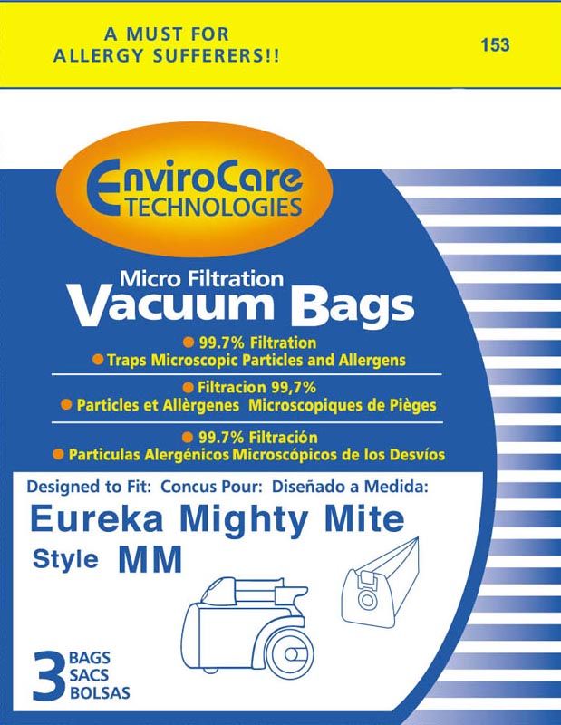 Eureka Mighty Mite Type MM Vacuum Bags by Arm & Hammer.  Fits Eureka Part 60295, 60296.  3pk. at Sears.com
