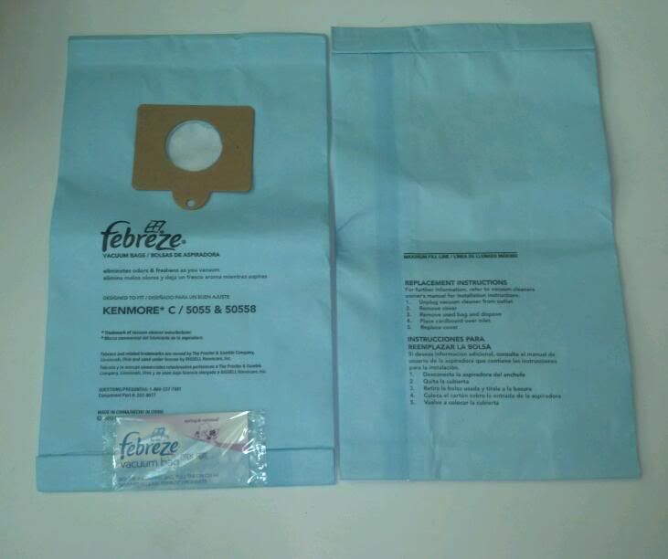 Febreze Style C Canister Vacuum Cleaner Bags for ...