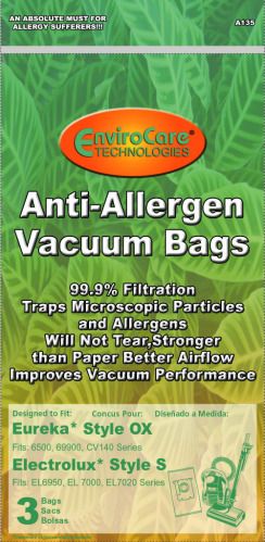 Electrolux S Bags For Harmony, Oxygen, And Oxygen Ultra Canister Models, Generic 3pk. Fits EL202B at Sears.com