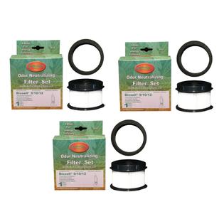 Envirocare (3 Sets) Bissell Bagless Upright Vacuum Cleaner Style 9/10/12/16 Hepa Pleated Micro Inner Filter and Outer Foam Filter 32064, 32 ... Envirocare (3 Sets) Bissell Bagless Upright Vacuum Cleaner Style 9/10/12/16 Hepa Pleated Micro Inner Filter and Outer Foam Filter 32064, 32 ...