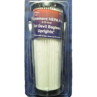 Dirt Devil Bagless Hepa Filter, Dust Care Brand, Fits: Dirt Devil Bagless Upright Machines made in 2003 and later Dirt Devil Bagless Hepa Filter, Dust Care Brand, Fits: Dirt Devil Bagless Upright Machines made in 2003 and later