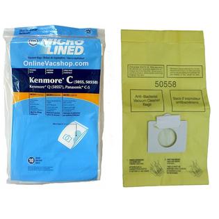 Envirocare 40 For Kenmore Canisters Type C 5055, 50557, 50558 Progressive Whispertone Canister Micro-Plus Vacuum Cleaner Bags, 40 Pack. Envirocare 40 For Kenmore Canisters Type C 5055, 50557, 50558 Progressive Whispertone Canister Micro-Plus Vacuum Cleaner Bags, 40 Pack.