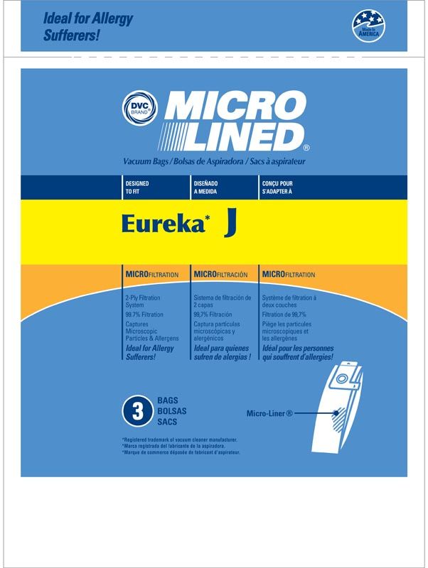 Electrolux 3 Eureka Style J Upright Vacuum Bags, To Fit 61515A, 61515B, 61515C. MADE IN THE USA! at Sears.com