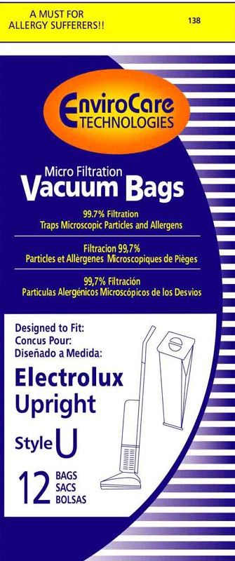 Electrolux 12 Electrolux Discovery Upright Vacuum Cleaner Bags, Style U, Fits Aerus Uprights, Lux Uprights, Pullman Holt. at Sears.com
