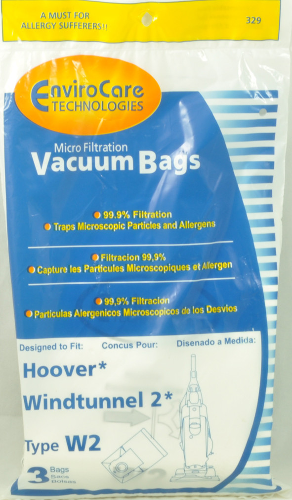 Hoover W2 Windtunnel Vacuum Bags W2 Windtunnel Vacuum Bags, 3 Pack