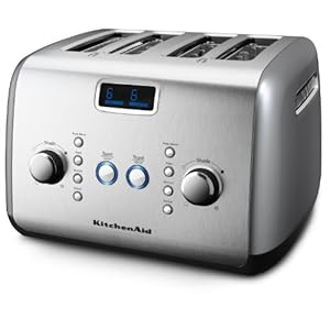 KitchenAid KMT423CU 4-Slice Toaster, Contour Silver at Sears.com