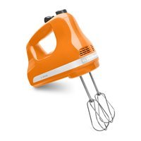 Kitchenaid 5 Speed Mechanical Speed Control Powerful Ultra Power Hand Mixer Swivel Cord Tangerine at Sears.com