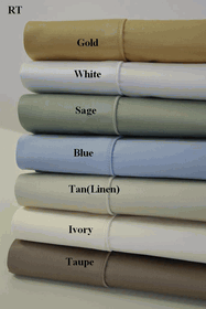Royal Tradition Olympic Queen size 450 Thread count Solid100% Egyptian cotton sheet set at Sears.com