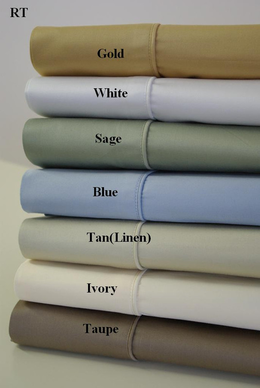 Royal Tradition King size 450 Thread count Solid 100% Egyptian cotton sheet set Royal Tradition King size 450 Thread count Solid 100% Egyptian cotton sheet set