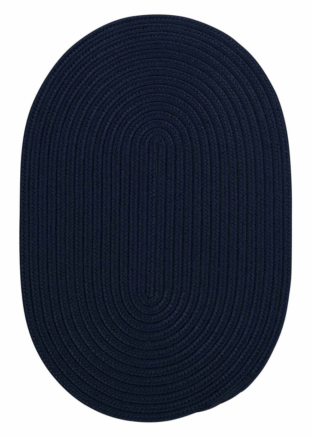 Super Area Rugs 2ft. x 8ft. Oval Indoor/Outdoor Reversible Braided Rug Navy Color (2x8) at Sears.com