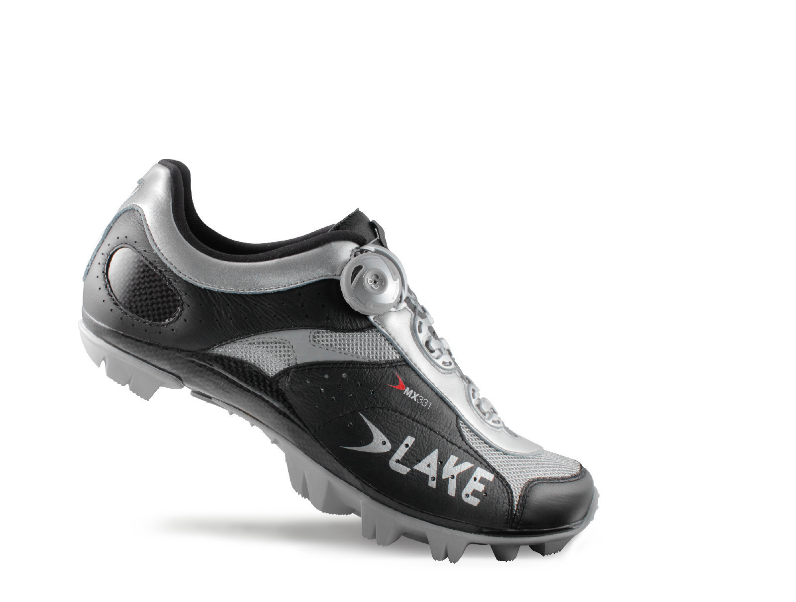 Lake MX331 Pro Mountain Bike Shoes Black/Silver Lake MX331 Pro Mountain Bike Shoes Black/Silver