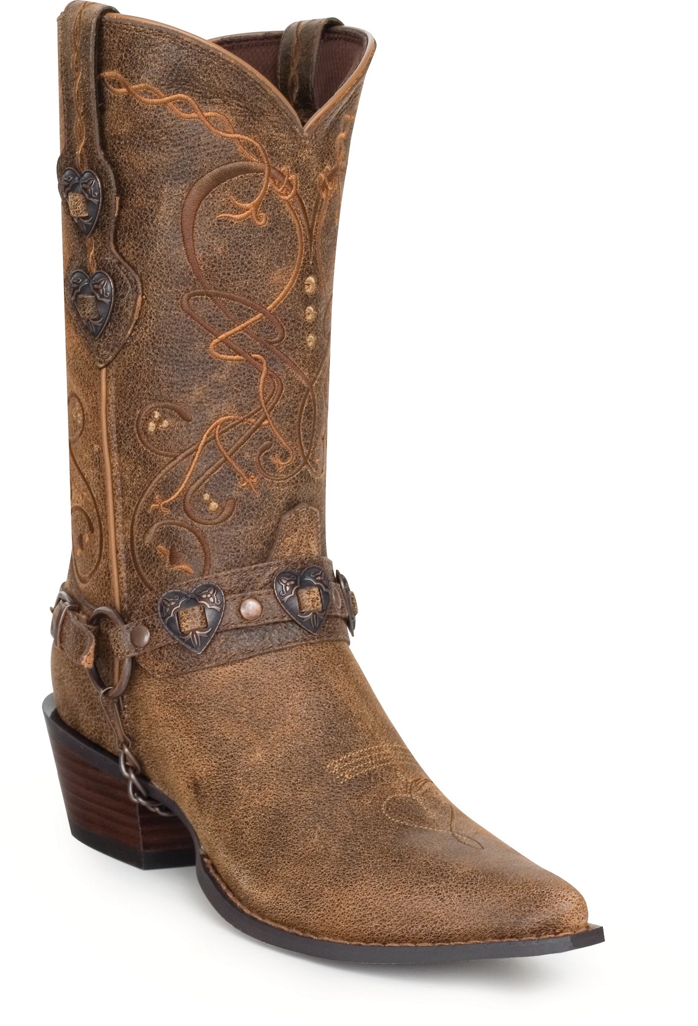 Durango City RD4155 Crush Women's Brown Heartbreaker 11 In Boot Durango City RD4155 Crush Women's Brown Heartbreaker 11 In Boot