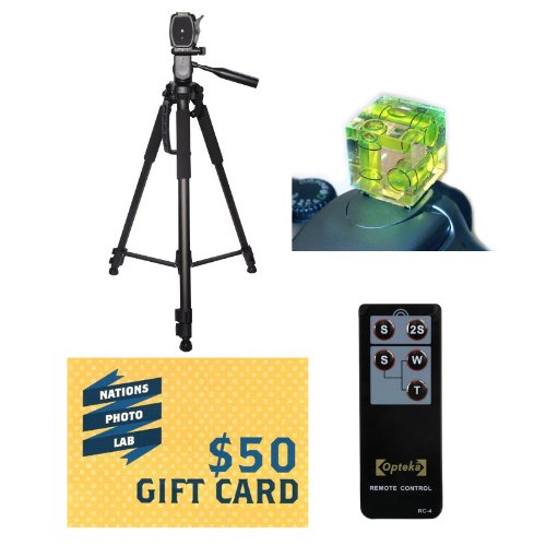 UPC 813789123101 product image for Professional 70 Inch Multi Bubble Level Tripod With Carrying Case & Strap + RC-4 | upcitemdb.com
