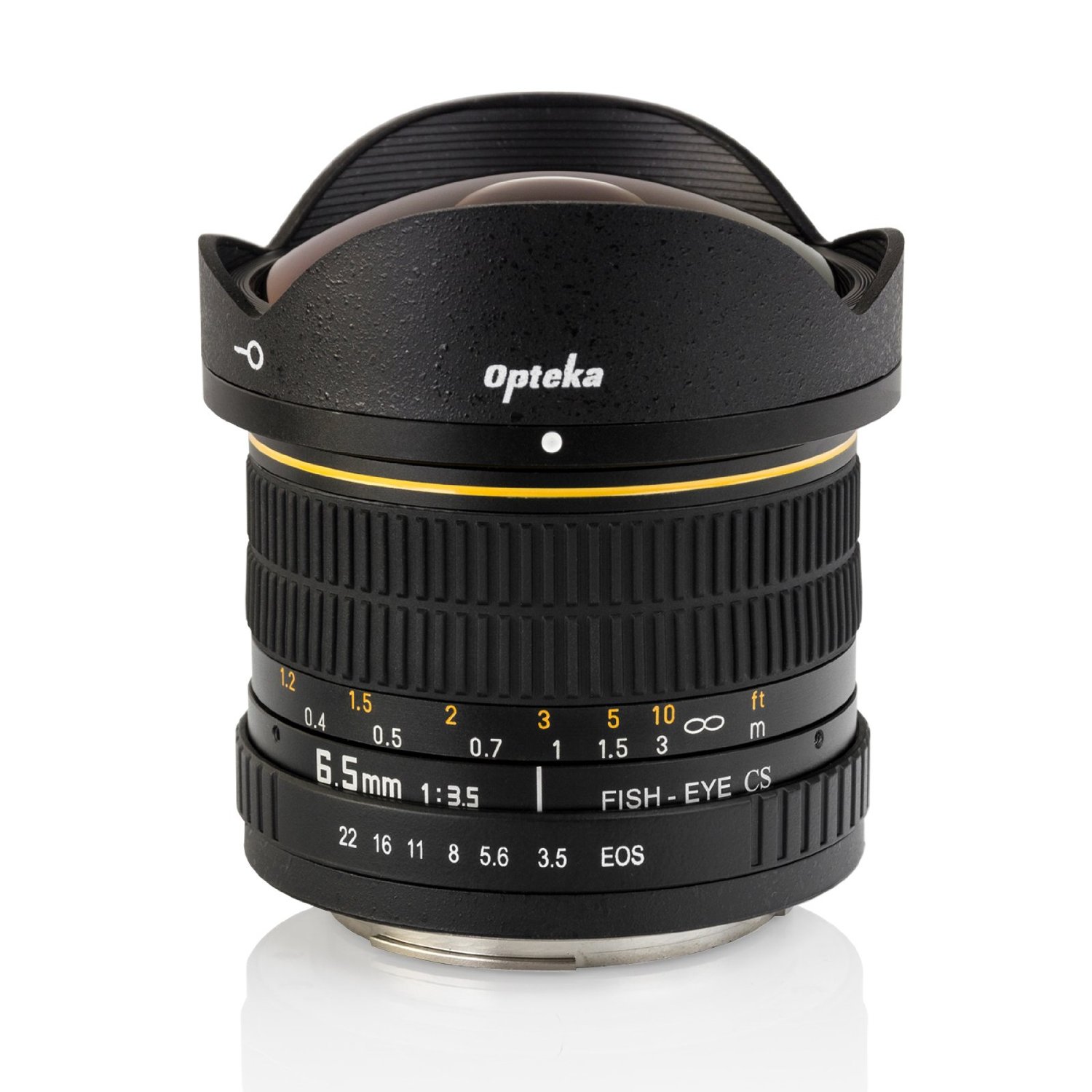 UPC 813789022275 product image for Opteka 6.5mm f/3.5 HD Aspherical Fisheye Lens with Removable Hood for Canon EOS  | upcitemdb.com
