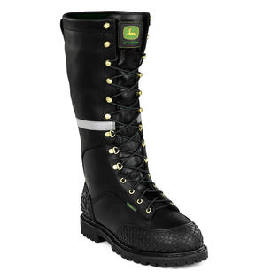 John Deere Work Boots Mens Steel Toe Insulated Waterproof Black JD9330 John Deere Work Boots Mens Steel Toe Insulated Waterproof Black JD9330