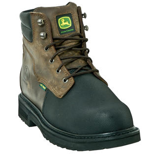 John Deere Work Boots Mens Composite Toe MET Lacer Brownstone JD6370 John Deere Work Boots Mens Composite Toe MET Lacer Brownstone JD6370