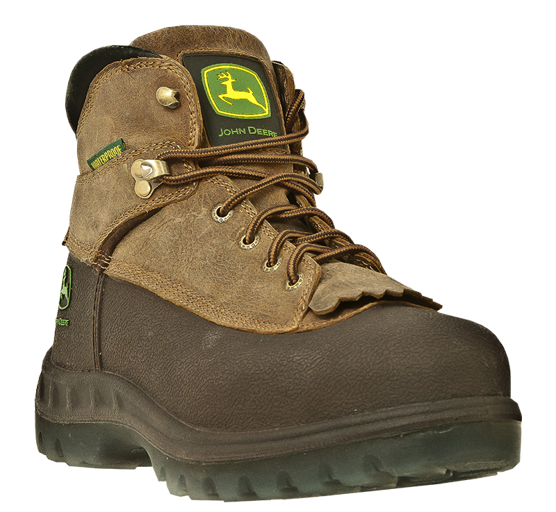 John Deere Work Boots Mens Waterproof Steel Toe Lacer Aged Oak JD6692 John Deere Work Boots Mens Waterproof Steel Toe Lacer Aged Oak JD6692
