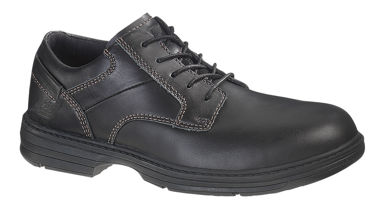 Cat Footwear Mens Caterpillar Oversee Steel Toe Oxford Work Shoes Electro-Static Black Leather (D, M) P90015 Cat Footwear Mens Caterpillar Oversee Steel Toe Oxford Work Shoes Electro-Static Black Leather (D, M) P90015