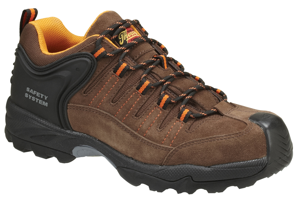 Thorogood Men's Work Safety Thorogood Athletic Hiking Shoes Brown Suede Medium (D, M) Safety Toe 804-4019 Thorogood Men's Work Safety Thorogood Athletic Hiking Shoes Brown Suede Medium (D, M) Safety Toe 804-4019
