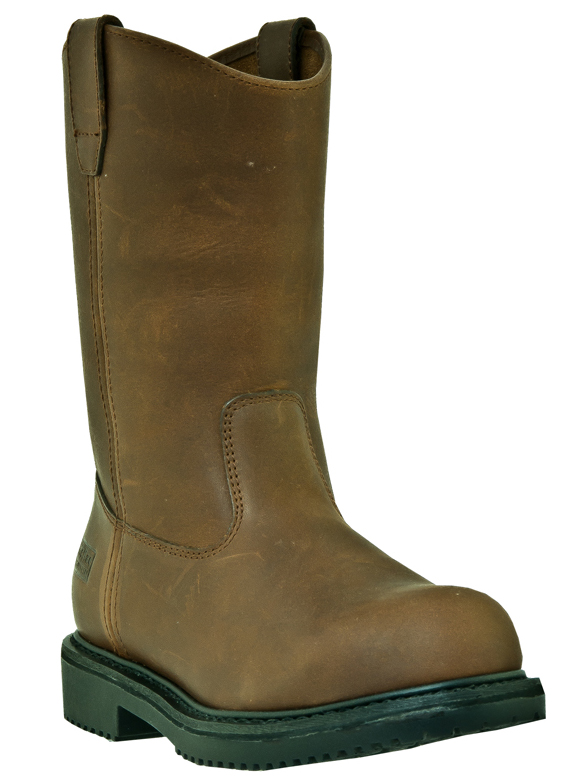 MCRAE INDUSTRIAL Work Boots Mens Wellington Steel Toe Brown MR85423 MCRAE INDUSTRIAL Work Boots Mens Wellington Steel Toe Brown MR85423