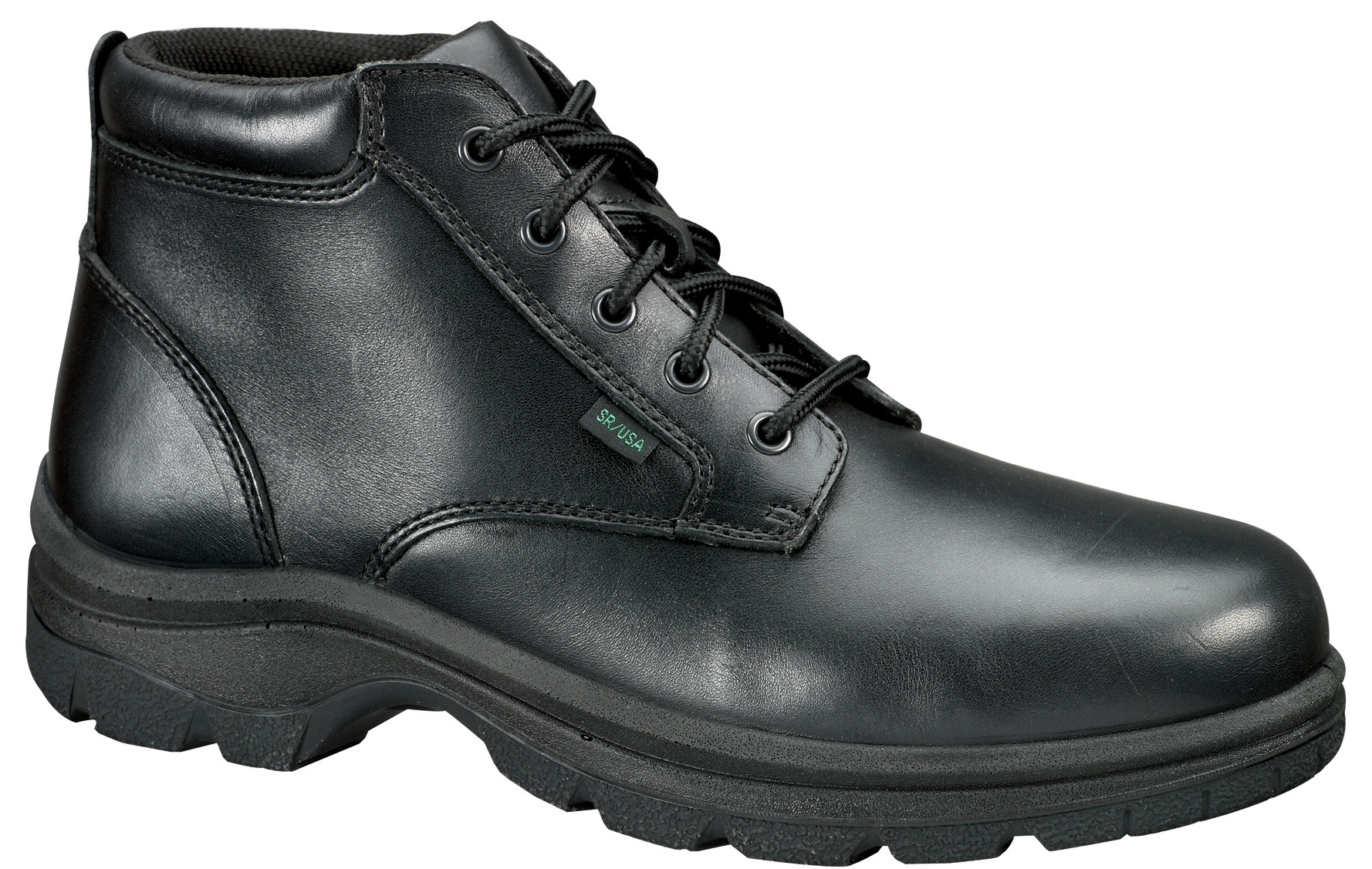 Thorogood Mens Thorogood Uniform Postal Certified Shoes Plain Toe Chukka Leather Extra-Wide EEE Black 834-6906 Thorogood Mens Thorogood Uniform Postal Certified Shoes Plain Toe Chukka Leather Extra-Wide EEE Black 834-6906