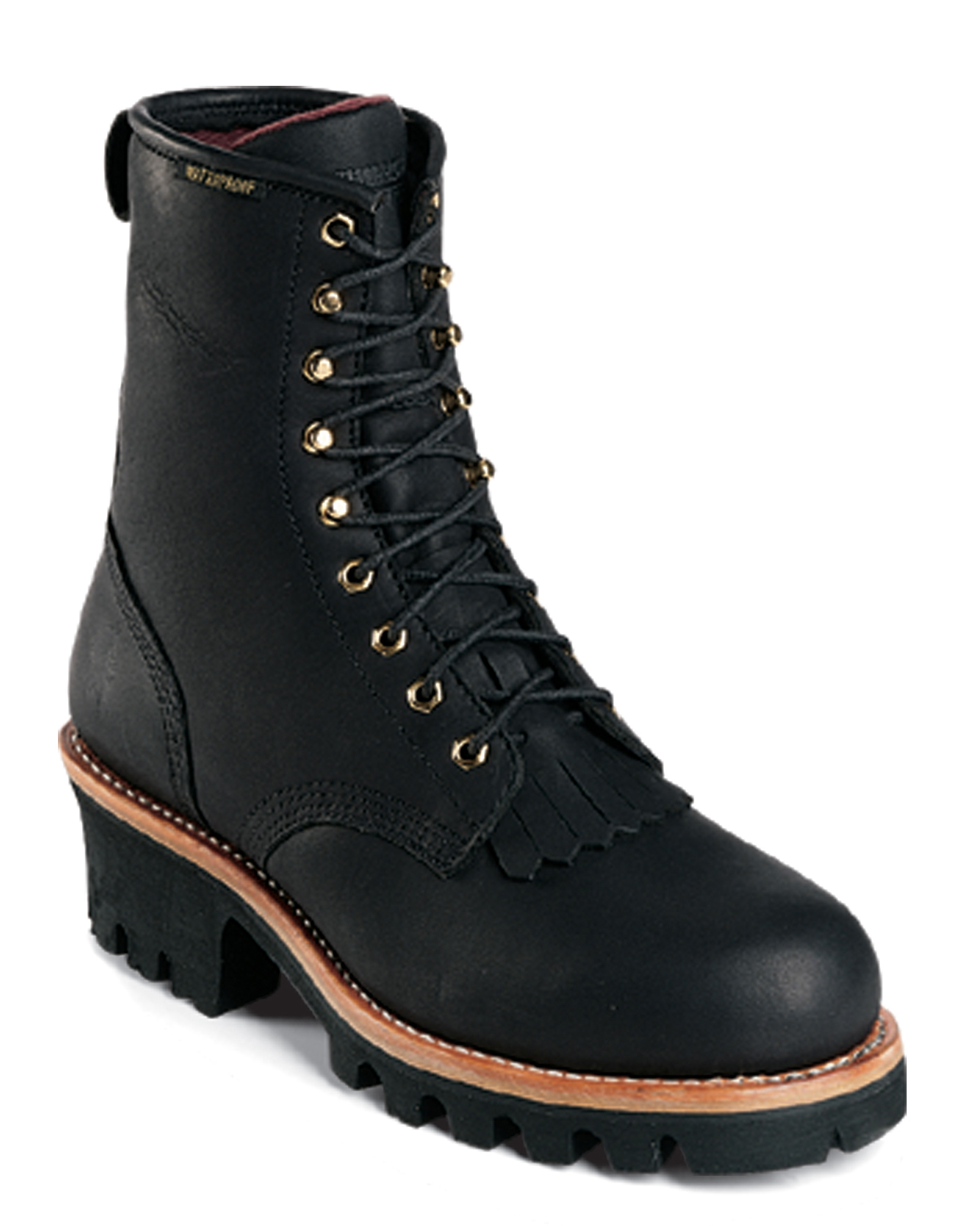 Chippewa Mens Chippewa 8-inch Logger Waterproof Insulated boot Black Leather 73051 (EEE) Chippewa Mens Chippewa 8-inch Logger Waterproof Insulated boot Black Leather 73051 (EEE)