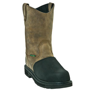 John Deere John Deere Men's Work Boots Flame Resistant Met Guard Composite Toe Medium (D, M) Brown JD4370 John Deere John Deere Men's Work Boots Flame Resistant Met Guard Composite Toe Medium (D, M) Brown JD4370
