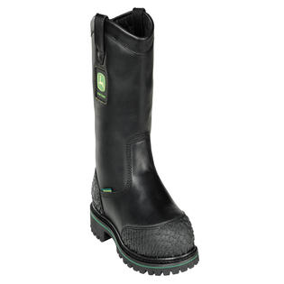John Deere Work Boots Mens Steel Toe Insulated Waterproof Black JD9310 John Deere Work Boots Mens Steel Toe Insulated Waterproof Black JD9310