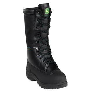 John Deere Work Boots Mens Leather Steel Toe Waterproof Lacer JD9620 John Deere Work Boots Mens Leather Steel Toe Waterproof Lacer JD9620