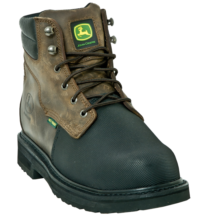 John Deere Work Boots Mens Composite Toe MET Lacer Brownstone JD6370 John Deere Work Boots Mens Composite Toe MET Lacer Brownstone JD6370