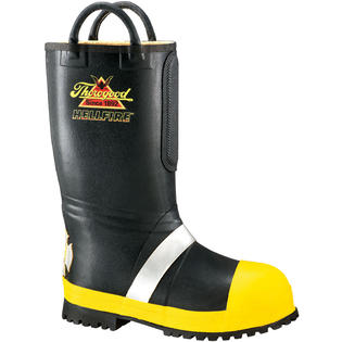 Thorogood Womens Thorogood Rubber Insulated Fire Fighting Boot Lug Sole Steel Toe Narrow N (AA) Black 507-6000 Thorogood Womens Thorogood Rubber Insulated Fire Fighting Boot Lug Sole Steel Toe Narrow N (AA) Black 507-6000