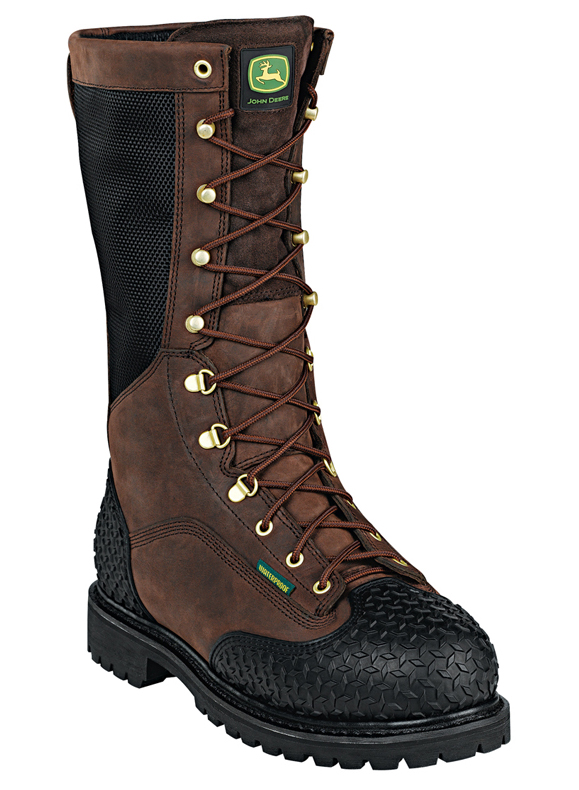 John Deere Work Boots Mens Steel Toe Waterproof Lacer Tan JD9301 John Deere Work Boots Mens Steel Toe Waterproof Lacer Tan JD9301