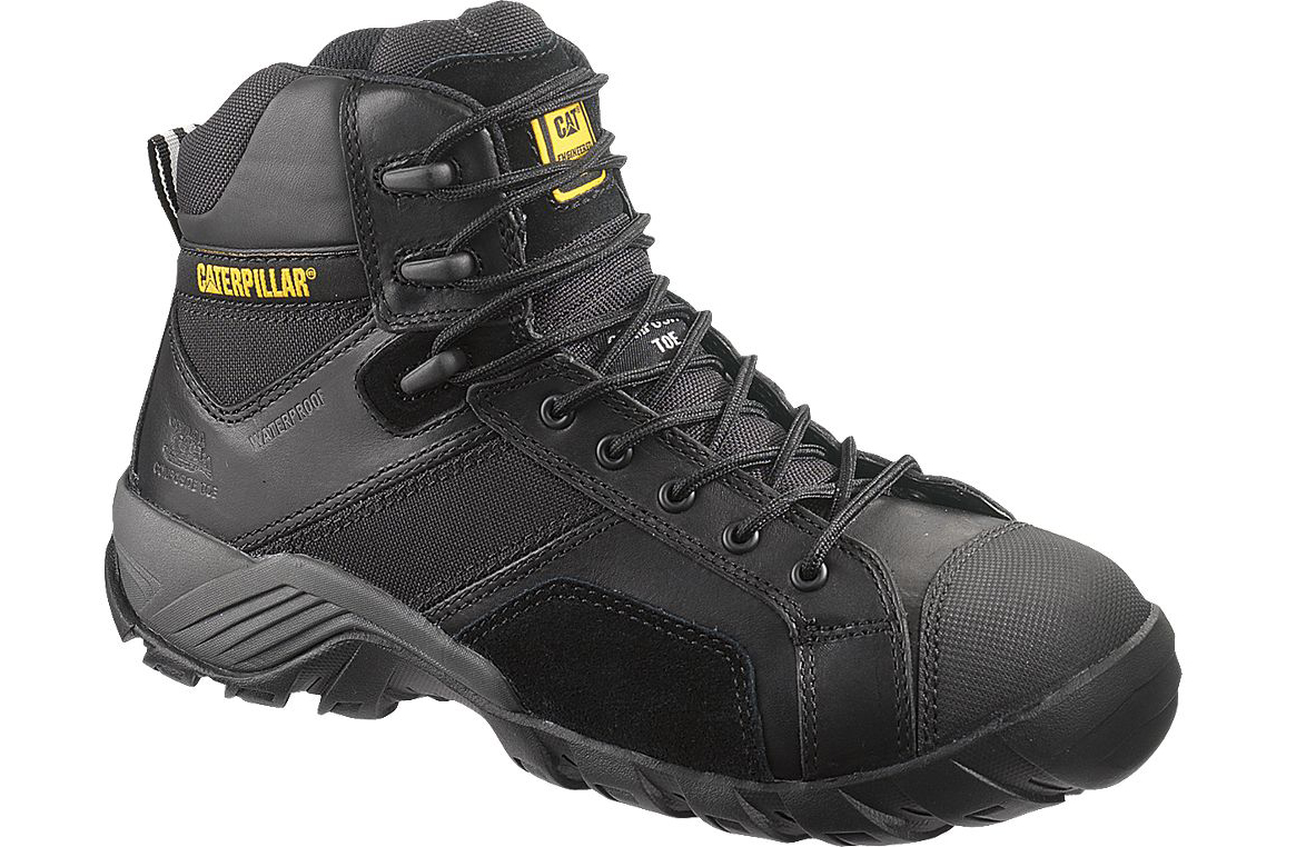 Cat Footwear Men's Caterpillar Argon Hi Work Safety Boot Waterproof Composite Toe Wide (EE
